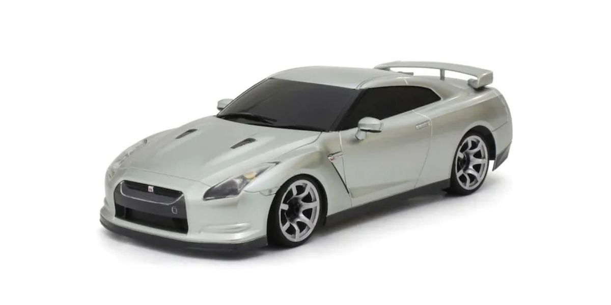Kyosho FIRST Mini-Z ReadySet Nissan GTR (R35) Silver w/Radio 66608 image 1