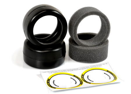 Exotek F1 Front Rubber Belted Tires w/Foams V2 40X Yellow Firm 2193 image 0