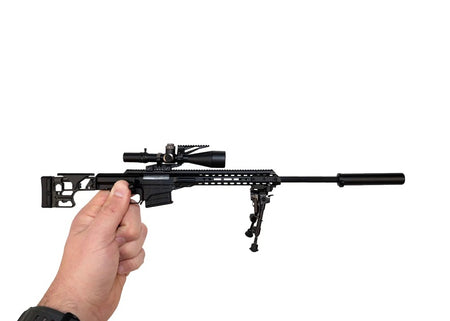 GoatGuns 1/3 Scale Die Cast Barrett MRAD MK22 Model Rifle Black MK22-BLACK image 1