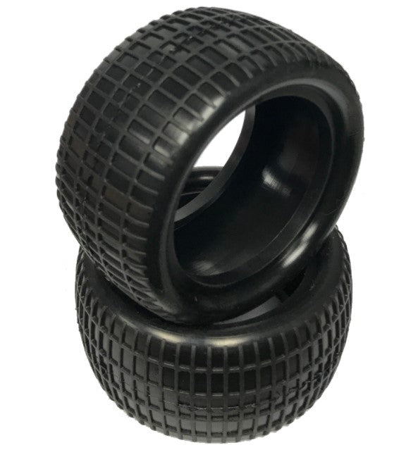 Raw Speed Waffle Buggy Rear Buggy Tire 2wd 4wd Soft Yellow Long Wear 100302SLB image 0