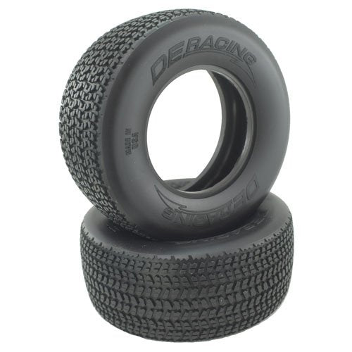 DE Racing Grooved G6T D30 Super Soft (Short Course) Oval Tire - w/inserts DER-G6G-D30 image 0