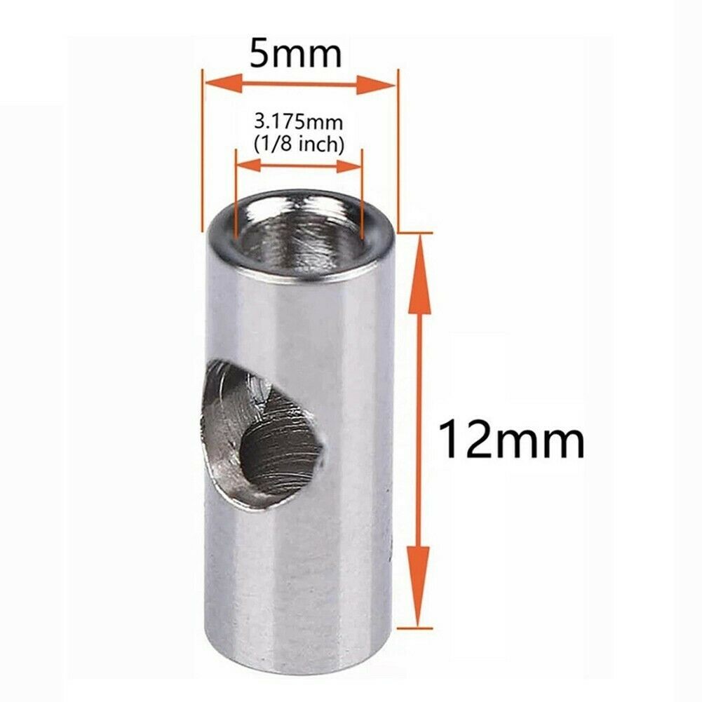 3Pk (3pcs) Pinion Gear Adapter 5mm to 3.175mm (5mm to 1/8") Sleeve Reducer image 1