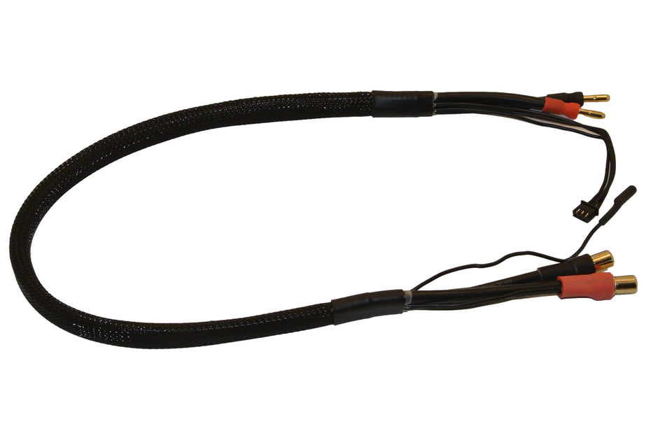 2 foot (24in) 2s LiPo Charging Charge Leads 8mm Bullets for Drag Packs image 0