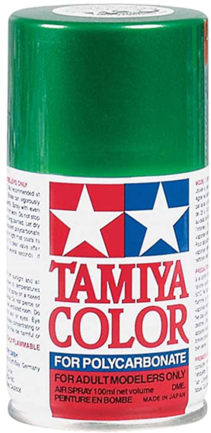 Tamiya Polycarbonate Lexan Paint PS-17 Metallic Green 100ml Spray TAM86017 86017 image 0