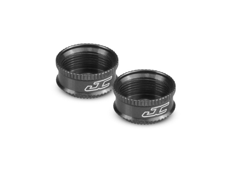 Jconcepts Fin VCS3 Shock Bottom Cap Black for Team Associated 13mm Shocks 24922
