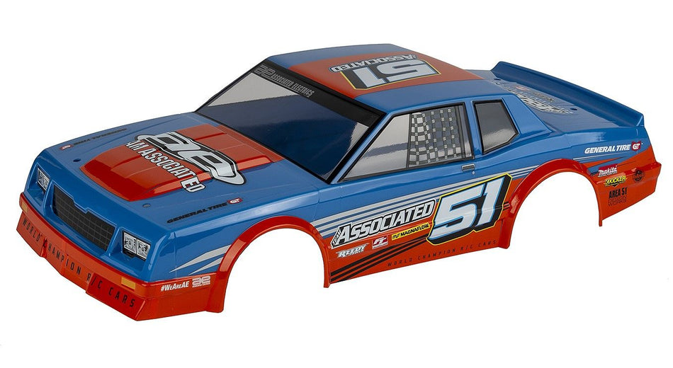Team Associated SR10M Street Stock Dirt Oval Body Pre-Painted 71055 image 0