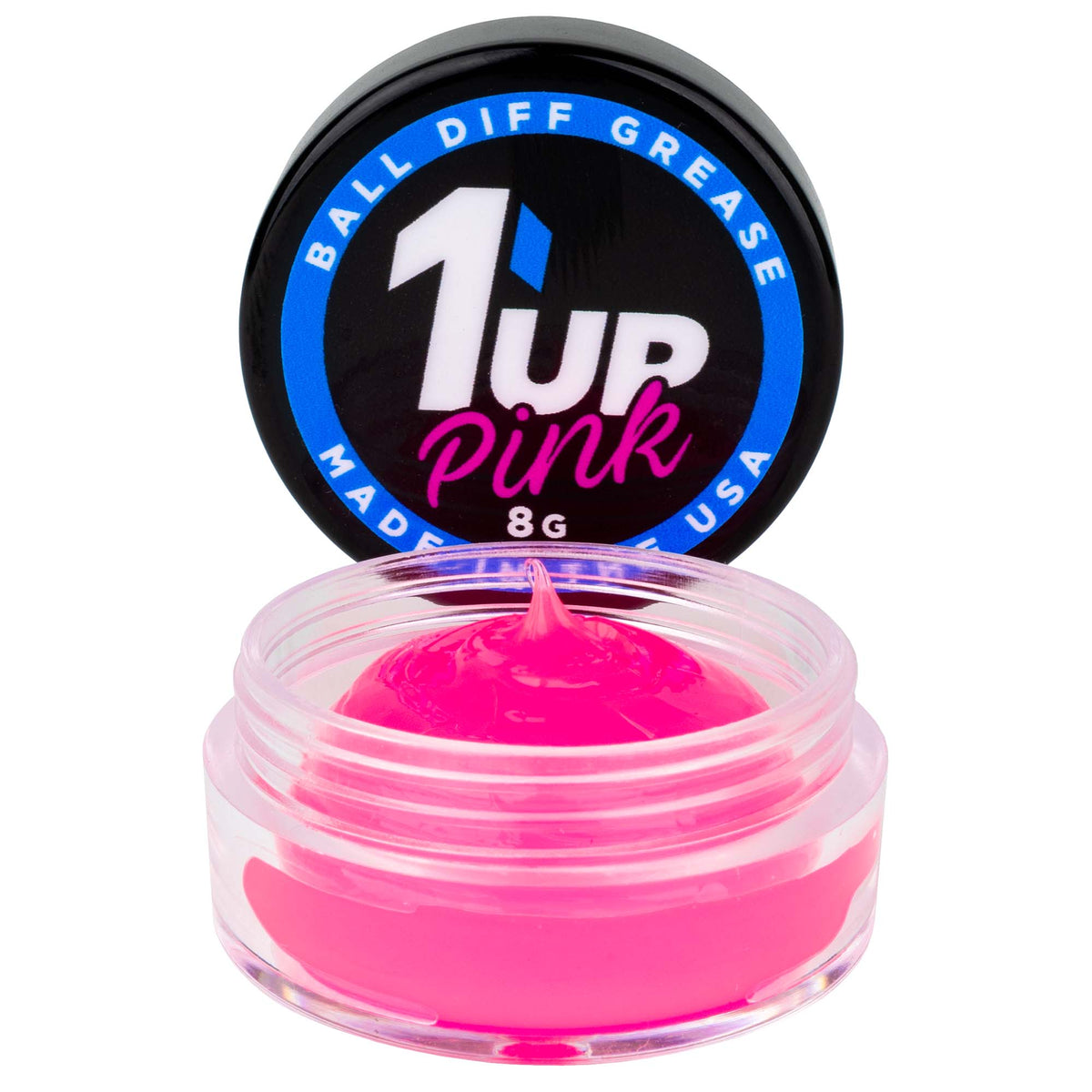 1UP Pink Ball Diff Grease in Clear XL 8g Jar 120602 image 0
