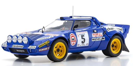 Kyosho 1/18 Scale Lancia Stratos HF 1976 Tour de Corse #5 Diecast Car KS08130C image 0