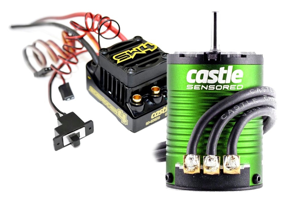 Castle Creations Sidewinder 4 ESC &amp; 1406-6900kV Brushless Motor 010-0164-03 image 0