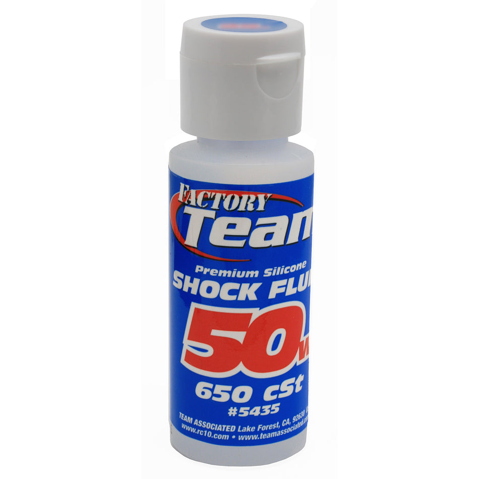 Team Associated Factory Team 50wt (650 cst) Silicone Shock Oil 2oz ASC5435 5435 image 0