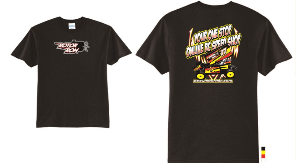 Rotor Ron T-Shirt w/Sprint Car image 0