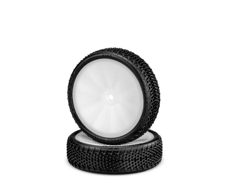 Jconcepts Fuzz Bite LP 2wd Front Buggy Tires Premount 3376W Wheel 3165101011 image 0