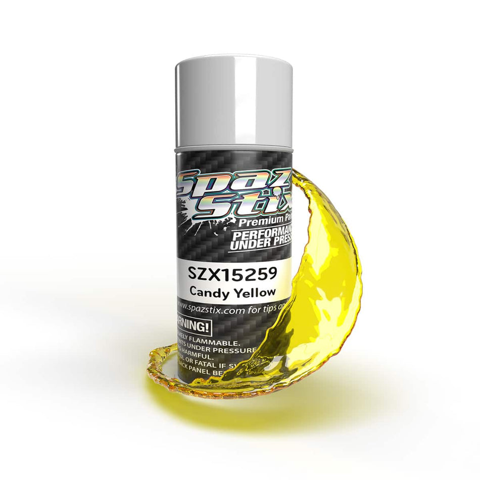 Spaz Stix Candy Yellow Paint 3.5oz Can SZX15259 15259 image 0