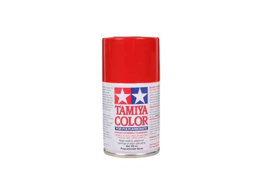 Tamiya Polycarbonate Lexan Paint PS-60 Bright Mica Red Spray Cab TAM86060 86060 image 0