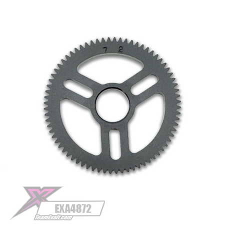 Team Exalt X-tra Light-Speed Machined Delrin 72t (Tooth) 48p Spur Gear EXA4872 image 0