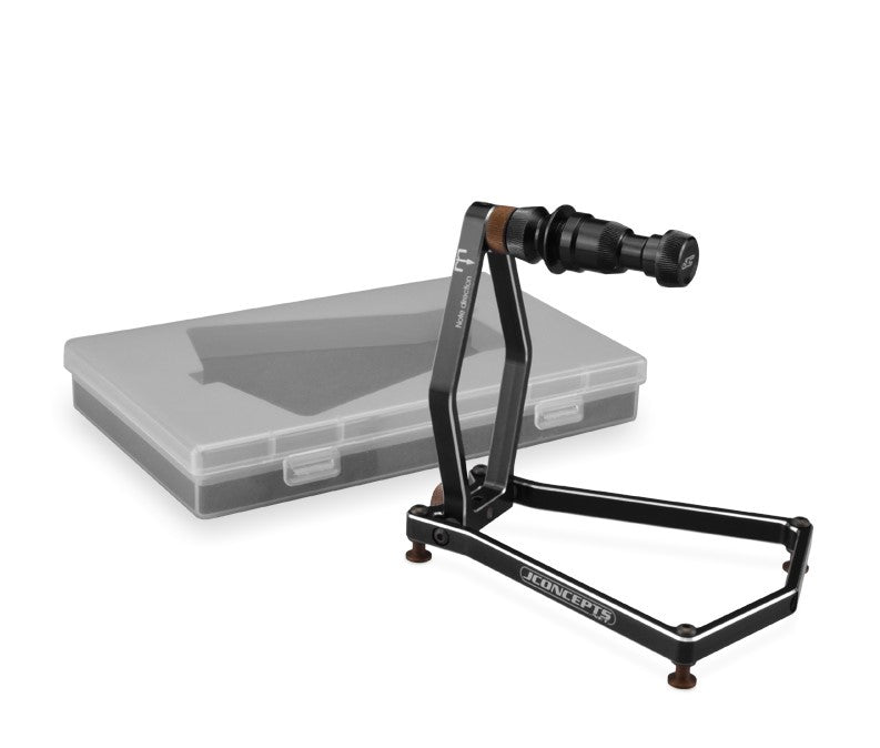Jconcepts Folding Tire Balancer w/ Case For 1/10 and 1/8  Black 25382 image 0