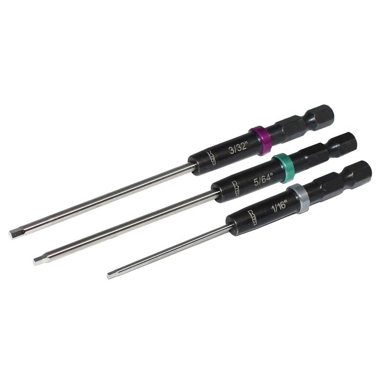 MIP Speed Tip Hex Driver Wrench Set Gen 2 SAE Standard (3), 1/16 5/64 3/32 9611 image 0