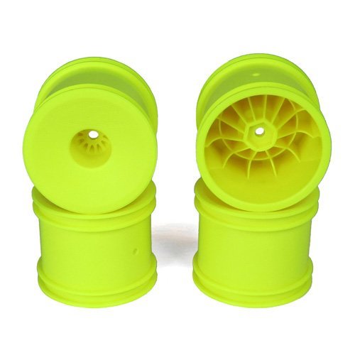DE Racing Speedline Stadium Truck ST Wheels for Losi TLR 22T 22T 2.0 Yellow DER-SS4-LY image 0
