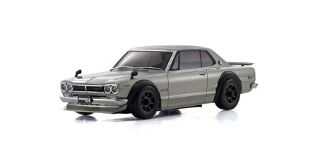 Kyosho Mini-z Body ASC NISSAN Skyline 2000GT-R (KPGC10) Tuned Silver MZP466S image 0
