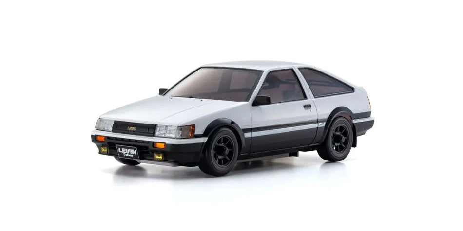 Kyosho Mini-Z ASC Toyota Corolla Levin AE86 White/Black Body MZP473WBK image 0