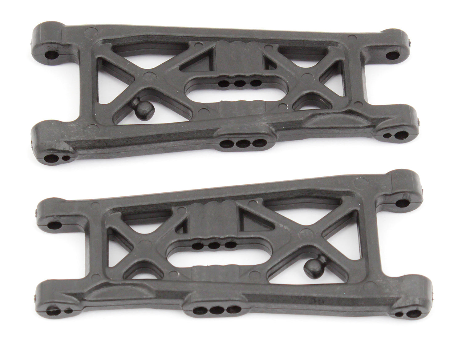 Team Associated Factory Team B6.3 B6.3D Flat Carbon Front Arms ASC91871 91871 image 0