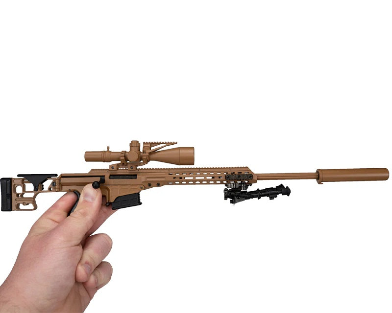 GoatGuns 1/3 Scale Die Cast Barrett MRAD MK22 Model Rifle Tan MK22-TAN image 1