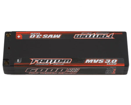 Fantom Pro HV MVS 3.0 2S 7.6v 6000mAh 130C Low Profile Lipo Battery FAN25126 image 0