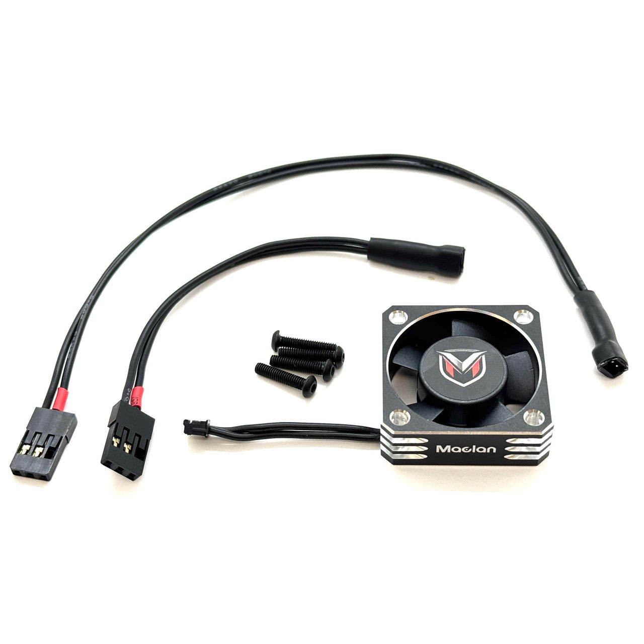 Maclan Hurricane V2 Aluminum 30mm Fan Black/Silver MCL4366 image 0
