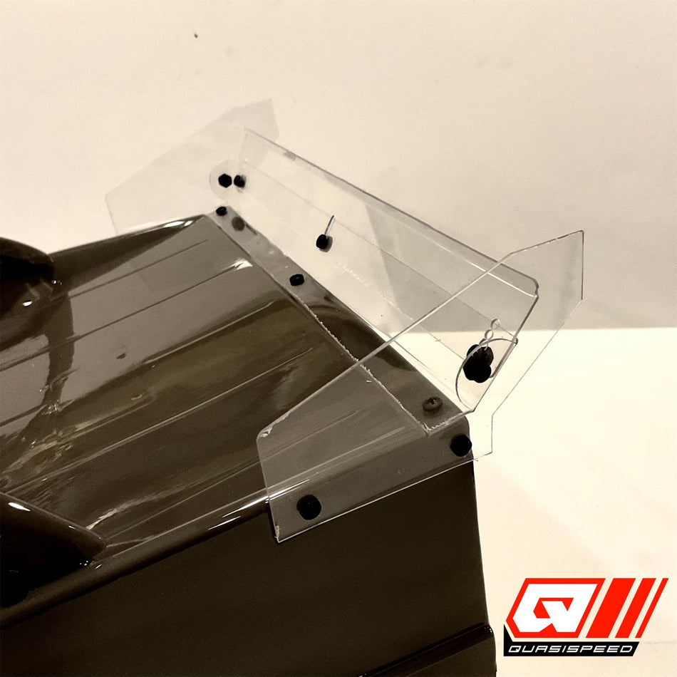 Quasi Speed Late Model Clear Lexan Spoiler Kit QS-2928 image 0