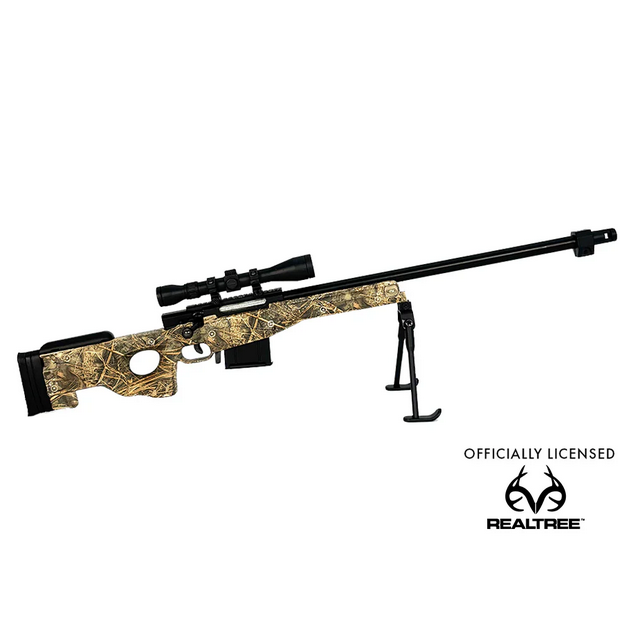 GoatGuns 1/3 Scale Die Cast Sniper Rifle Model, Camo SR-CAMO REALTREE