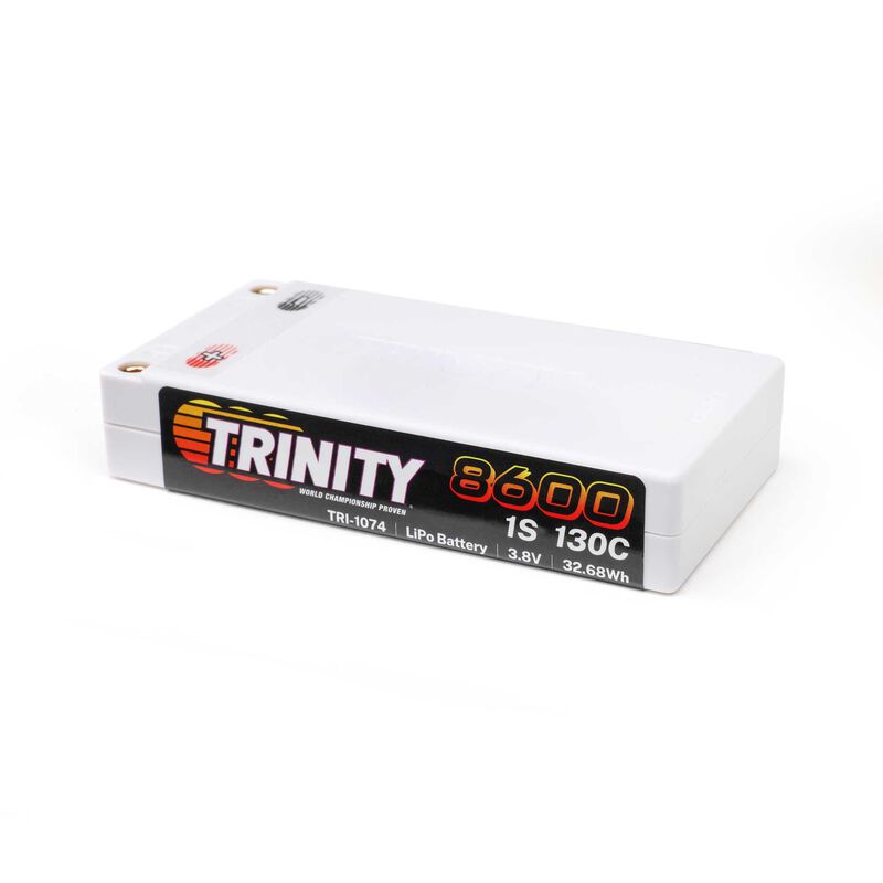 Trinity 1S 3.8v 8600mAh 130c Shorty LiPo Battery TRI-1074 image 0