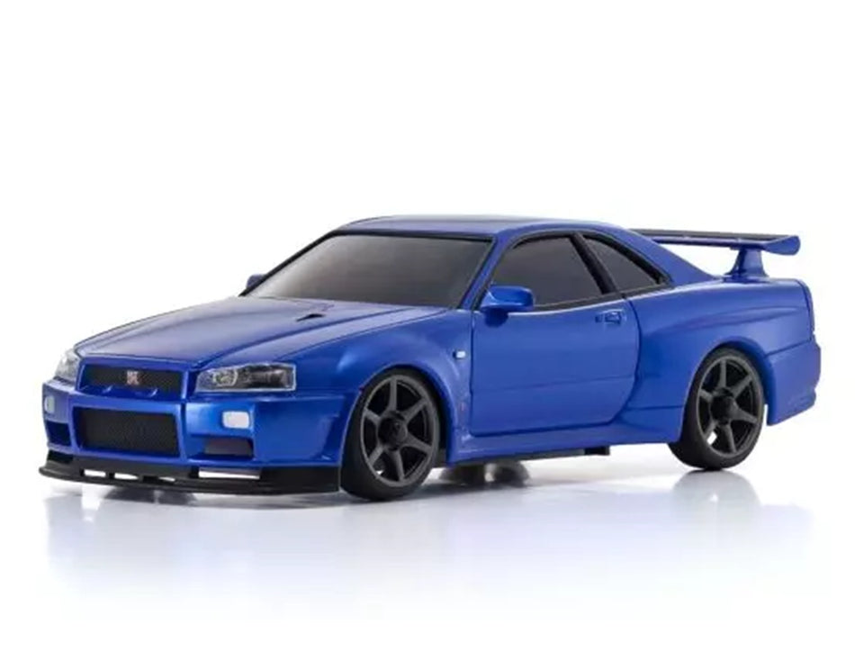 Kyosho ASC MA-020 Nissan Skyline GT-R (R34) V.spec II Mini-Z Body Blue MZP487MB