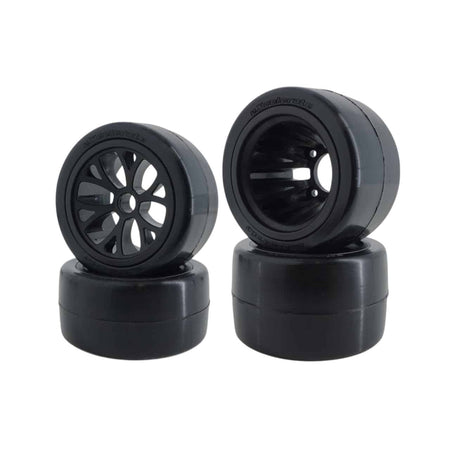 eXcelerate WGT-R Front/Rear Set of 4 Pre-Mount Rubber Tires (CS/CM) XCE-3077 image 0