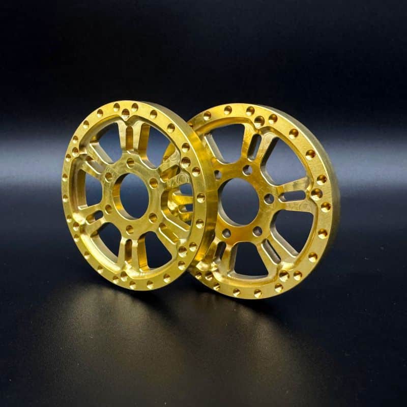 Reefs RC 1.9 BLADE Machined Brass Wheel Face (2pc) REEFS256 image 0