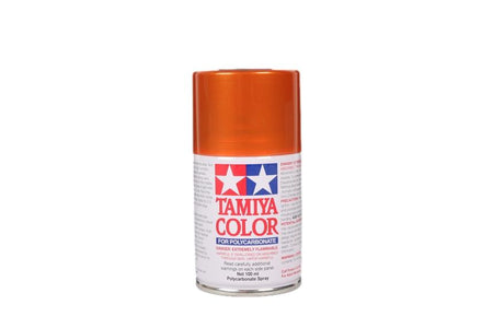 Tamiya Polycarbonate Lexan Paint PS-61 Metallic Orange Spray Can TAM86061 86061 image 0