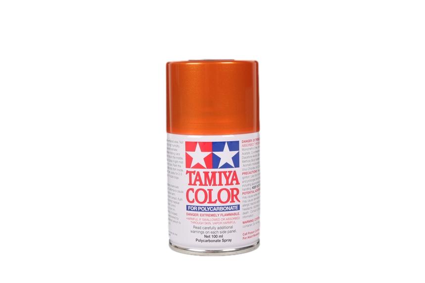 Tamiya Polycarbonate Lexan Paint PS-61 Metallic Orange Spray Can TAM86061 86061 image 0