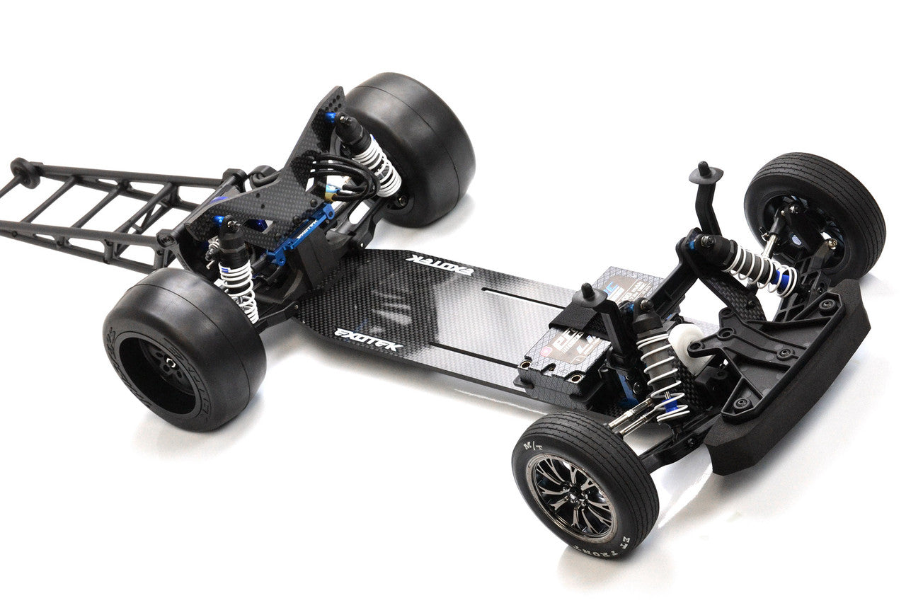 Exotek Chassis Carbon Fiber Conversion for 2wd Traxxas Drag Slash 2210 image 1