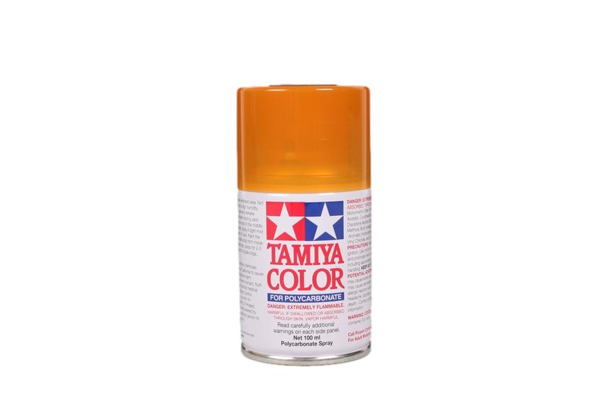 Tamiya Polycarbonate Lexan Paint PS-43 Translucent Orange Spray TAM86043 86043 image 0