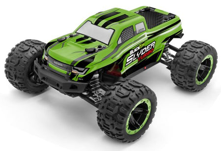 BlackZon Slyder MT Turbo 1/16 4WD RTR 2S Brushless Monster ruck Green 540200 image 1