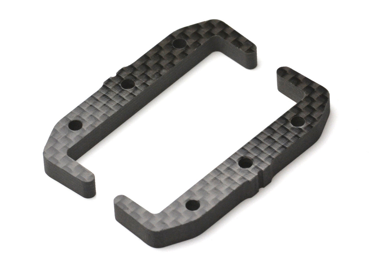 Exotek Carbon Fiber Battery Brace Set for Associated B7 - B7D Buggy 2297 image 0