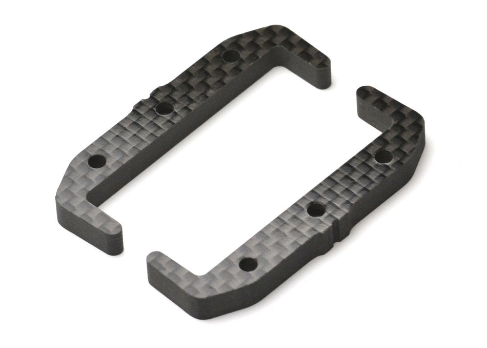 Exotek Carbon Fiber Battery Brace Set for Associated B7 - B7D Buggy 2297 image 0