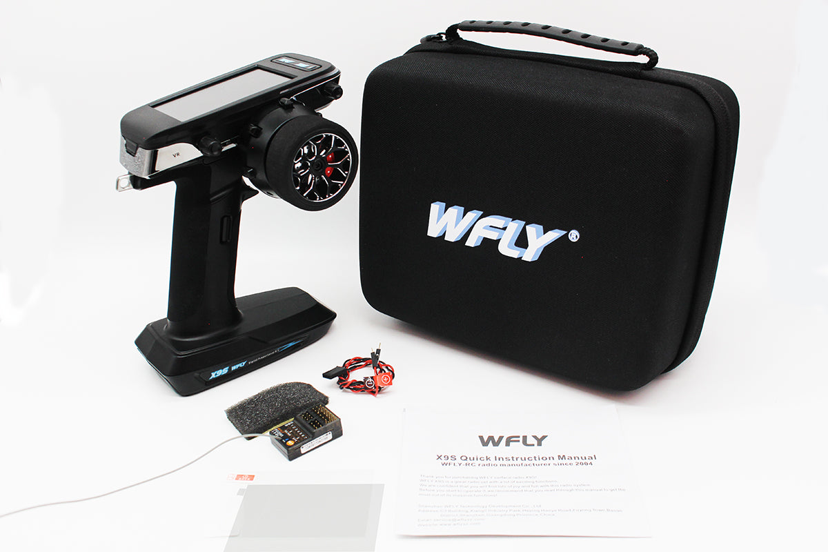 WFLY X9S 9-Channel 2.4GHz Digital Radio Set with RG209S Receiver WFLX9S image 0