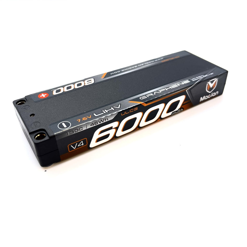 Maclan Racing V4 Graphene 6000mah 130C Low Profile Stick Lipo Battery MCL6029 image 0