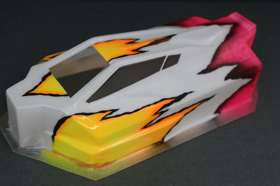 New Custom Airbrush Painted Body for Team Associated B74.2 - B74.2d 4wd Buggy