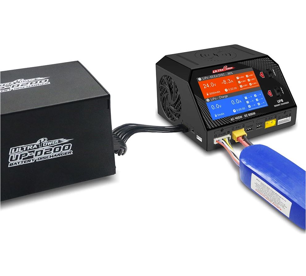 Ultra Power UP8 AC 400W/ DC 600W Dual Channel Charger Discharger Tester UPTUP8 image 1