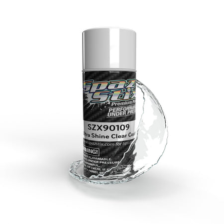 Spaz Stix Ultra Shine Clear Coat 3.5oz Can SZX90109 90109 image 0