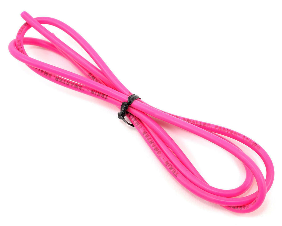 Tekin 12awg Silicon Power Wire PINK 3' (3 Feet) TT3009 image 0