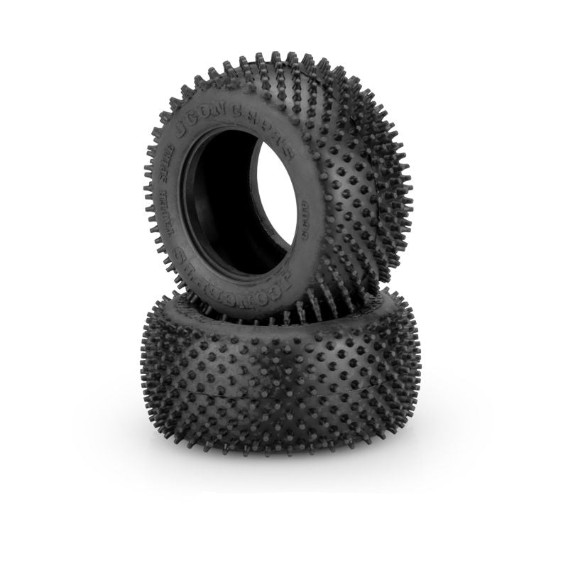 Jconcepts Taper Spike Rear Buggy Tires Green Compound for 1.7" Wheel 403302 image 0