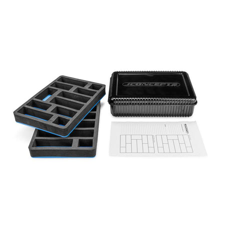 JConcepts 1/10 Spring Organizer Box w/Foam Liner &amp; Inner Lid Decal 2731 JCO2731 image 1