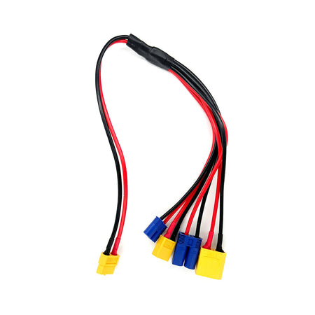 Racers Edge Multi Charge Adapter Female XT60 to Male XT60 XT90 EC3 EC5 RCE1688 image 0